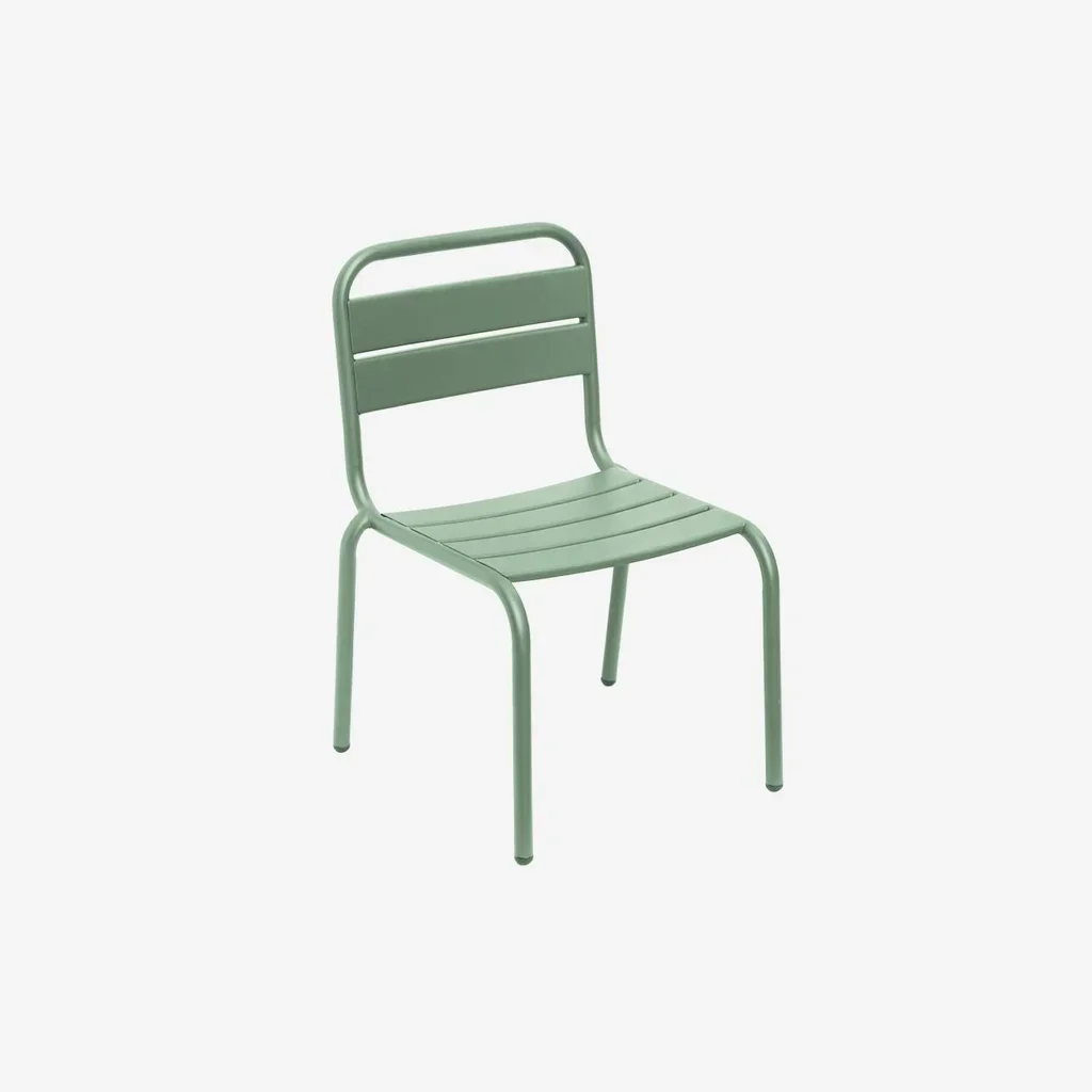 Chaise jardin enfant métal lot 2 - Collection Kristoff extérieur