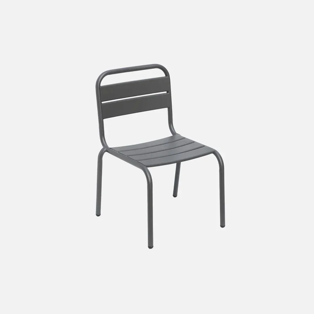 Chaise jardin enfant métal lot 2 - Collection Kristoff extérieur