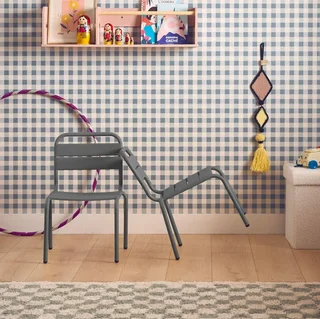 Chaise jardin enfant métal lot 2 - Collection Kristoff extérieur