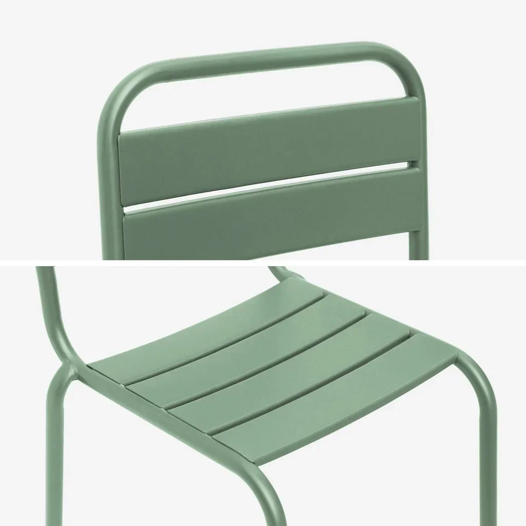Chaise jardin enfant métal lot 2 - Collection Kristoff extérieur