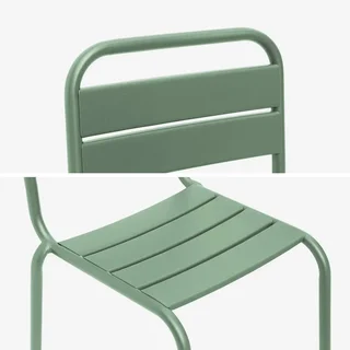 Chaise jardin enfant métal lot 2 - Collection Kristoff extérieur