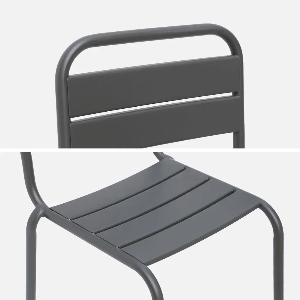 Chaise jardin enfant métal lot 2 - Collection Kristoff extérieur