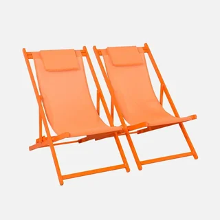 Sdraio Alluminio Textilene Set 2 Multi-posizione Giardino Esterno Lettino Prendisole