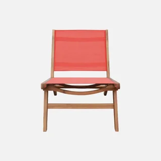 Chaise longue jardin bois acacia textilène lot 2 fauteuils relax extérieur