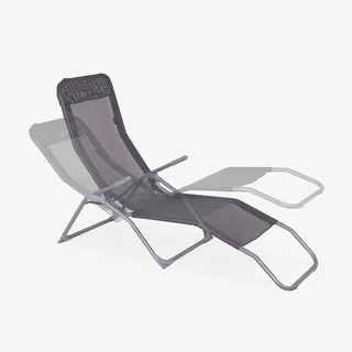 Klappbare Stahl Textilene Gartenliege Set 4 Stück