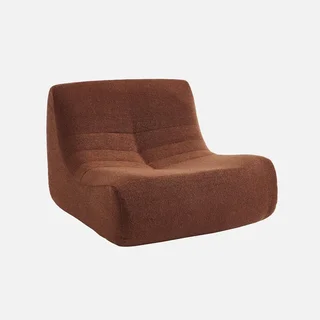 Sillón modular texturizado bouclé - Juego de 2 - Sokol