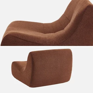 Sillón modular texturizado bouclé - Juego de 2 - Sokol