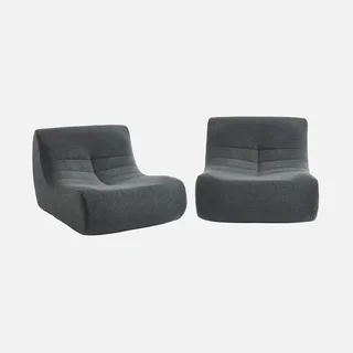 Sillón Individual Bouclé Texturizado - Pack de 2 - Sokol