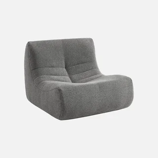 Sillón Individual Bouclé Texturizado - Pack de 2 - Sokol