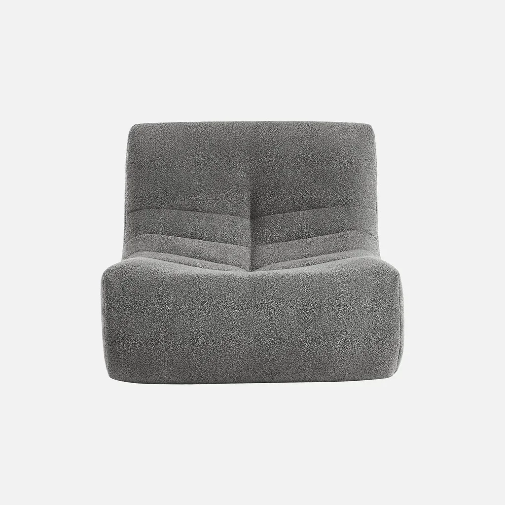 Sillón Individual Bouclé Texturizado - Pack de 2 - Sokol