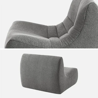 Sillón Individual Bouclé Texturizado - Pack de 2 - Sokol