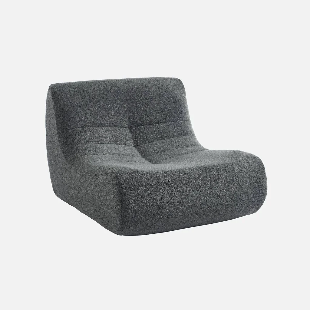 Sillón Individual Bouclé Texturizado - Pack de 2 - Sokol