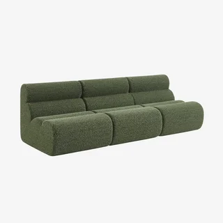 Chauffeuse 1 place aspect alpaca - Lot de 3 fauteuils confortables