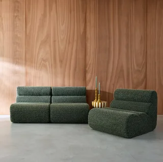 Chauffeuse 1 place aspect alpaca - Lot de 3 fauteuils confortables