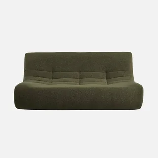 Chauffeuse 3 places bouclette texturée cosy Sokol sans montage
