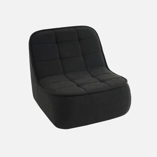 Chauffeuse Boni en bouclette texturée beige monoplace design