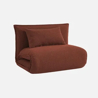 Chauffeuse convertible une place bouclette texturée Fleeep 5 positions