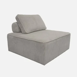 Sillón Modular Terciopelo Verde Pana Lao 90x90cm