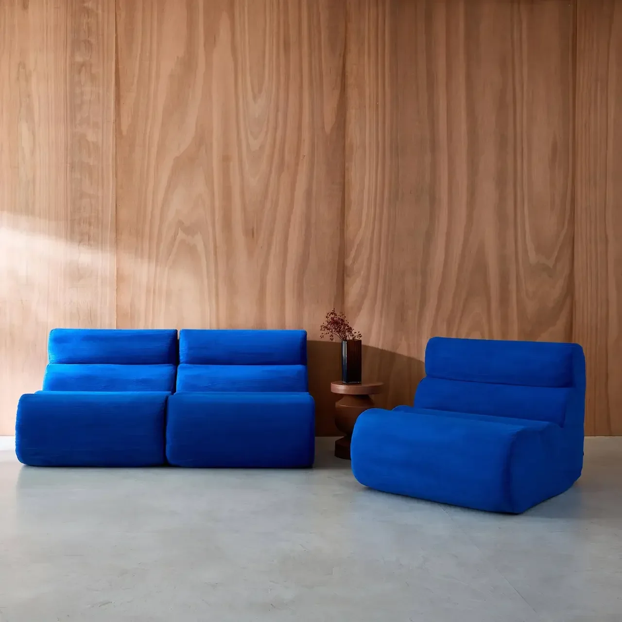 Chauffeuse tissu 1 place Nova - Lot de 3 fauteuils d'appoint design et confort