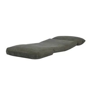 Chauffeuse transformable velours côtelé 1 place convertible lit d'appoint
