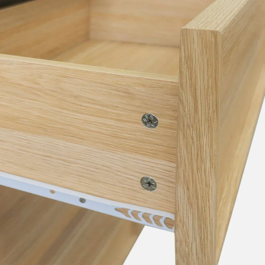 Commode Kuba 6 tiroirs effet bois naturel chambre salon