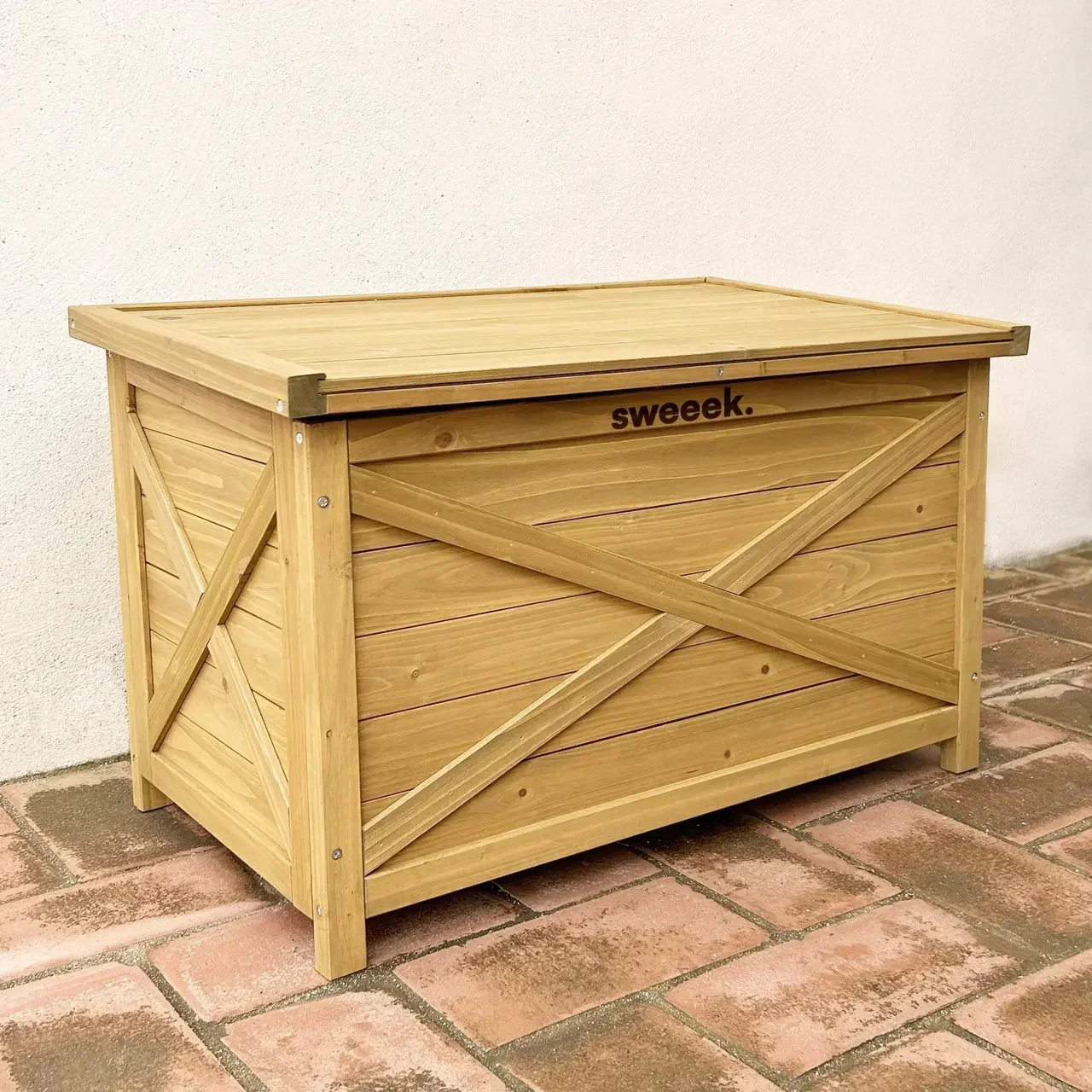 Coffre rangement jardin 100L bois sapin Alysse