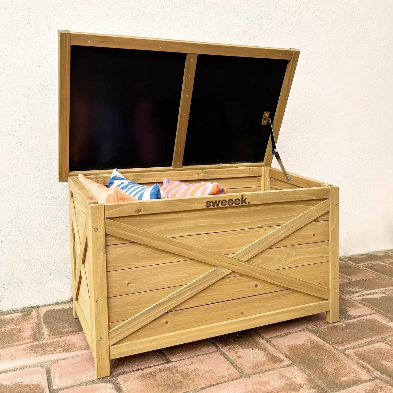 Coffre rangement jardin 100L bois sapin Alysse