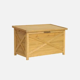 Coffre rangement jardin 100L bois sapin Alysse