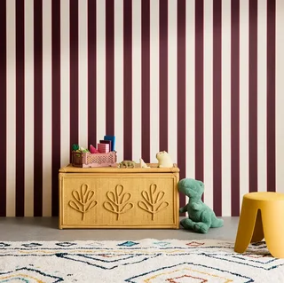 Cassapanca vimini intrecciato cameretta bambini boho Arlo