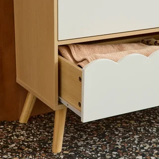 Commode 3 tiroirs enfant Azur bois naturel style scandinave