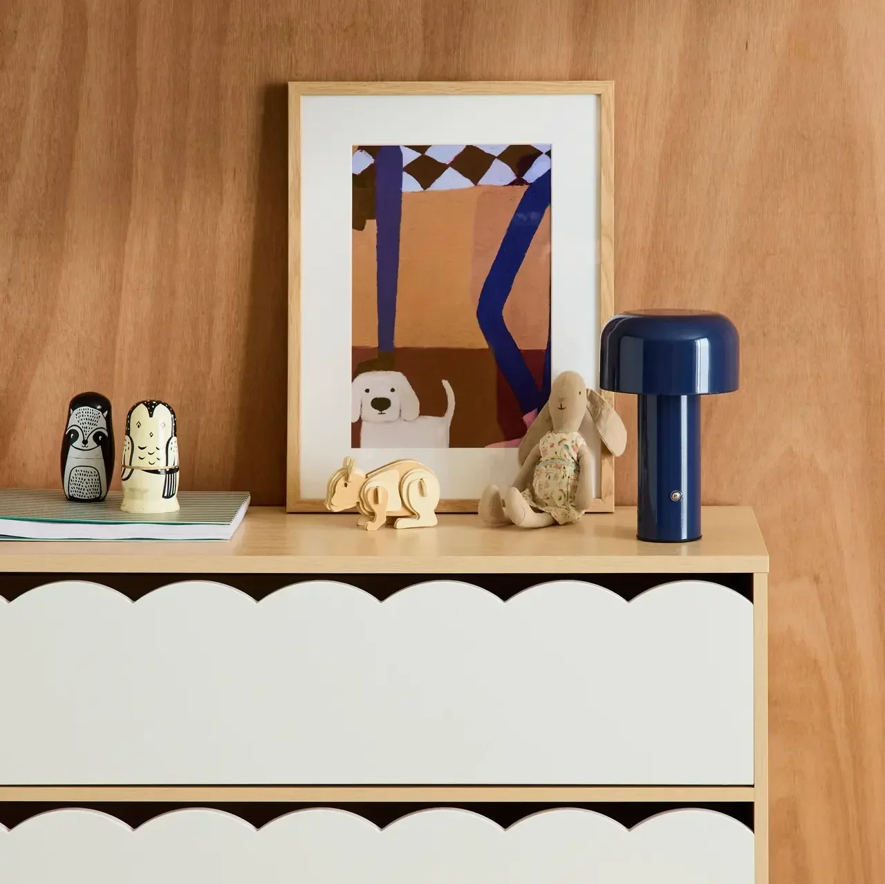 Commode 3 tiroirs enfant Azur bois naturel style scandinave