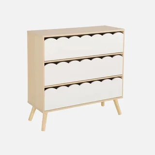 Commode 3 tiroirs enfant Azur bois naturel style scandinave
