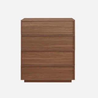 Commode 4 tiroirs Kuba finition bois naturel moderne chambre