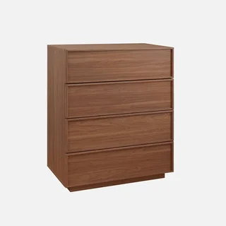 Commode 4 tiroirs Kuba finition bois naturel moderne chambre