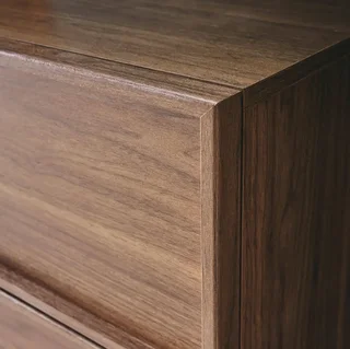 Commode 4 tiroirs Kuba finition bois naturel moderne chambre