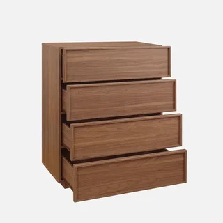 Commode 4 tiroirs Kuba finition bois naturel moderne chambre