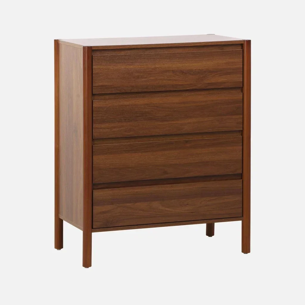 Commode 4 tiroirs Harmony bois naturel chambre