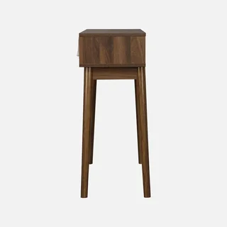 Console 2 tiroirs Linear bois pin massif style scandinave entrée