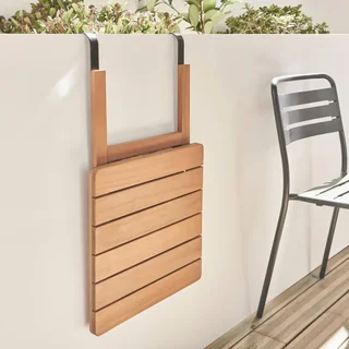 Mesa Extensível Varanda Madeira Maciça Hevea Terraço Exterior Jardim