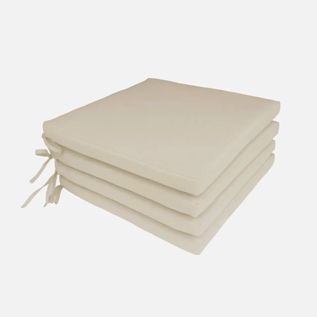 Coussins siège jardin extérieur rembourrés lot 4 confortables déhoussables