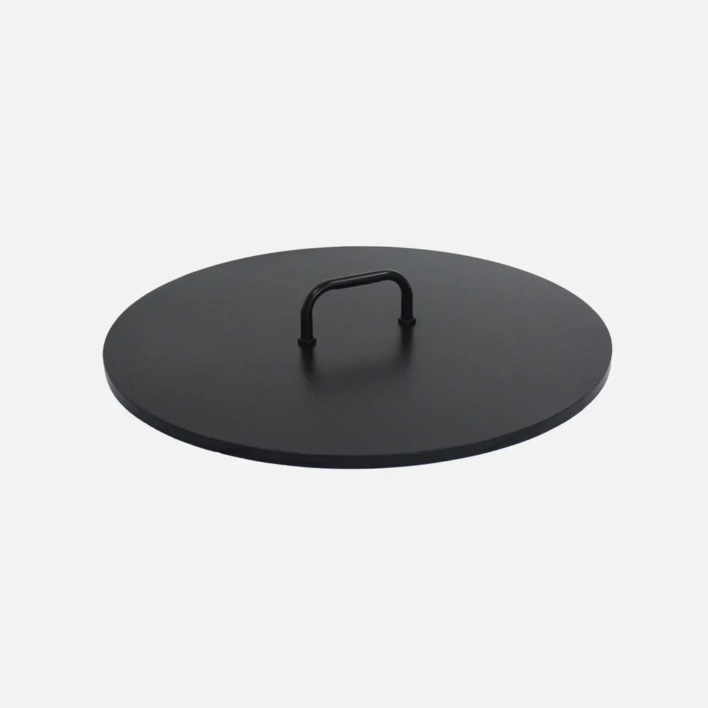 Couvercle brasero acier Ø 80 cm protection poignée centrale