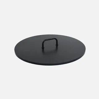 Couvercle brasero acier Ø 80 cm protection poignée centrale
