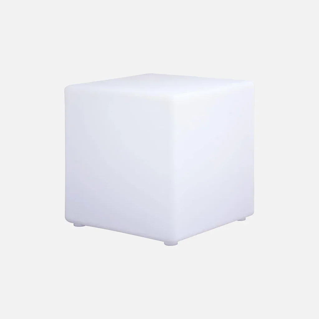 Cube LED lumineux 16 couleurs rechargeable intérieur extérieur télécommande