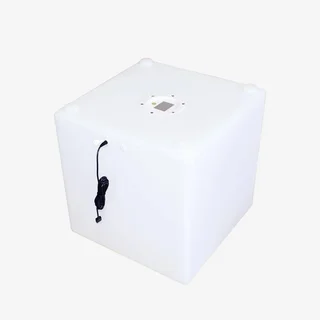 Cube LED lumineux 16 couleurs rechargeable intérieur extérieur télécommande
