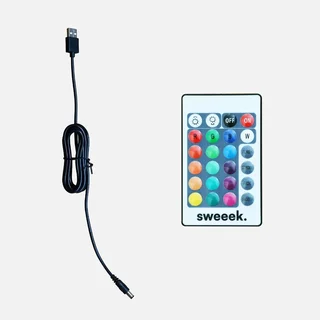 Cube LED lumineux 16 couleurs rechargeable intérieur extérieur télécommande