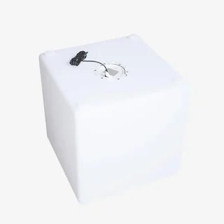 Cube lumineux LED nomade intérieur extérieur batterie 3 intensités