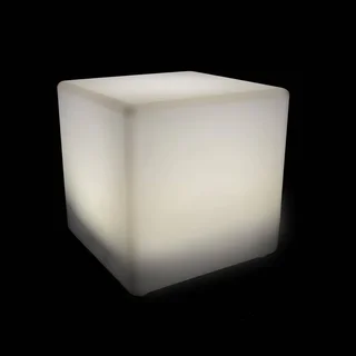 Cube lumineux LED nomade intérieur extérieur batterie 3 intensités