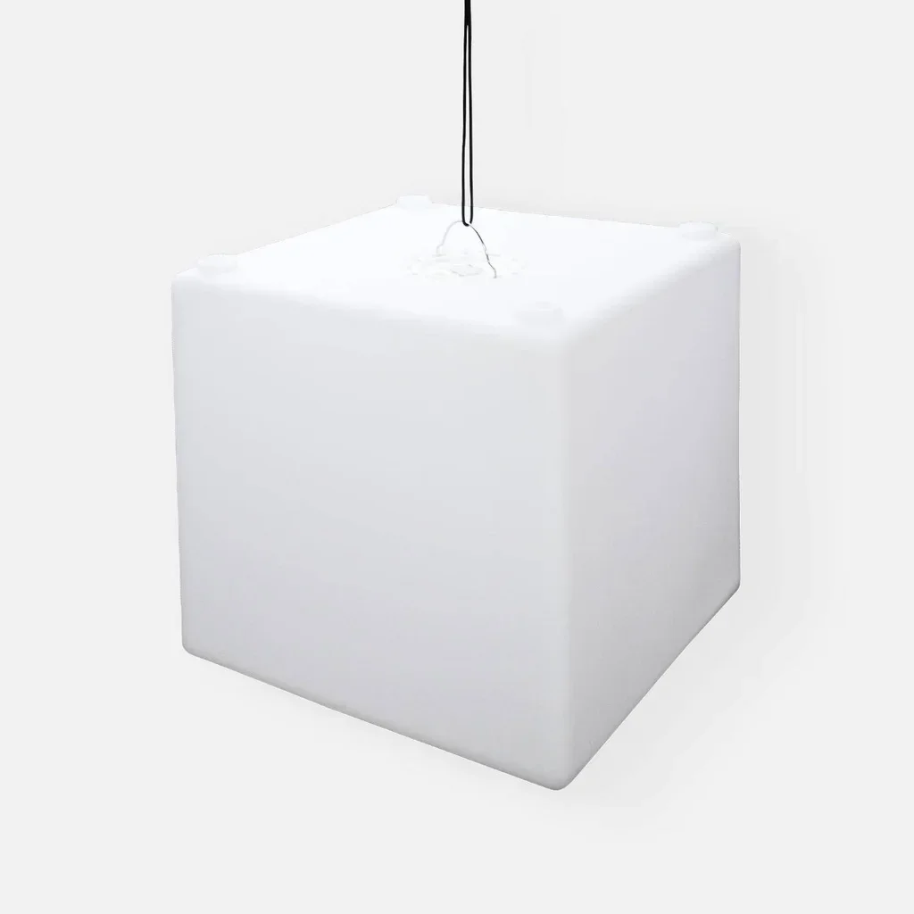 Cube lumineux LED nomade intérieur extérieur batterie 3 intensités