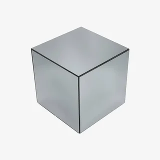 Cube miroir 30cm table d'appoint design bout de canapé cubique Mirage