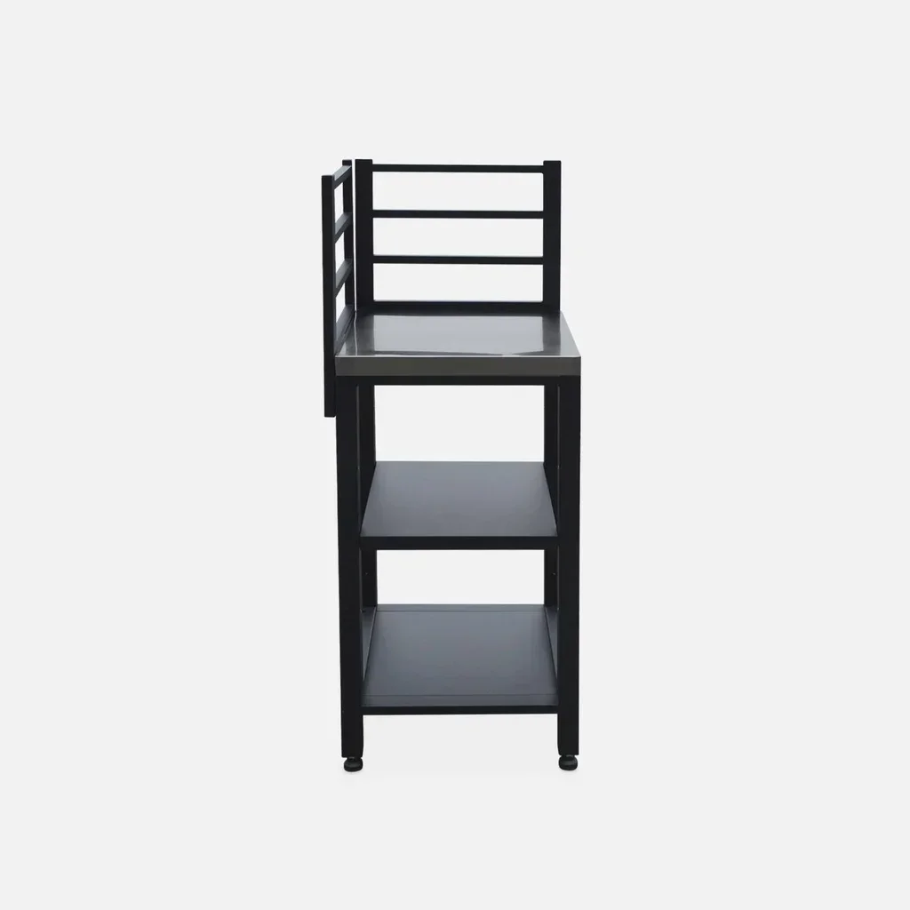 Cuisine extérieure modulable 7 éléments inox avec barbecue gaz 4 brûleurs et housse